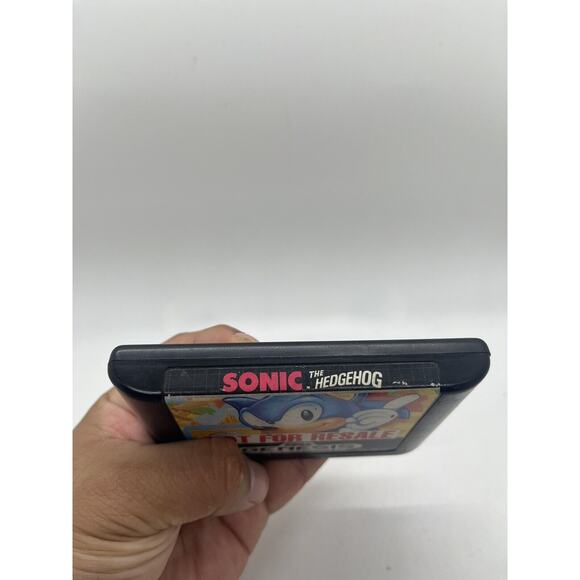 Sonic the Hedgehog (Sega Genesis 1991) Not For Resale Tested Authentic Cart Only - Picture 3 of 5